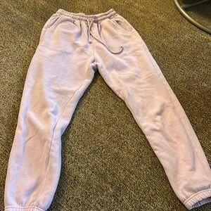 Medium Purple Sweatpants from Shein